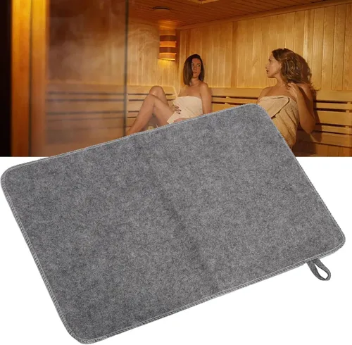 Miniatura 2 de Dioche Cojín de fieltro para sauna, aislamiento térmico para sauna, baño, casa, ducha, portátil, absorbente de agua, para hombres y mujeres