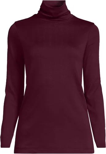 Miniatura 38 de Lands' End Supima - Suéter de cuello alto y mangas largas para mujer
