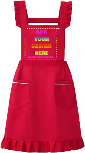 Miniatura 26 de Delantal personalizado personalizado para mujeres/hombres, delantales de cocina ajustables para estilistas de peluquería, delantales impermeables