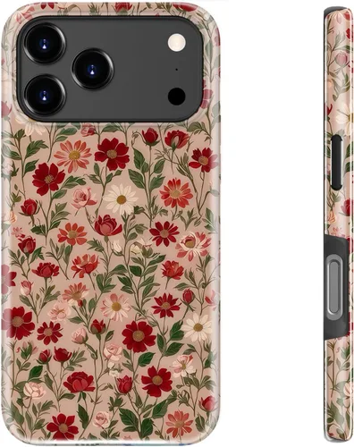 Miniatura 105 de bemal Funda para iPhone 12 Mini, estética, vintage, floreciente, peonía, concha, femenina, compatible con MagSafe, moderna, única, moderna, moderna
