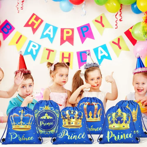 Miniatura 20 de Sweetude 24 bolsas de regalo de fiesta Let's Glow con cordón, decoración para niñas, niños, cumpleaños, bodas, fiestas