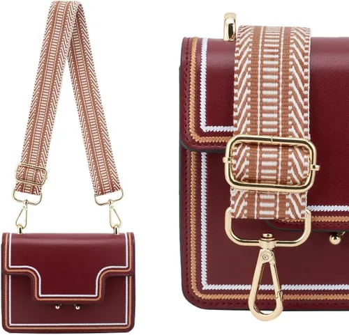 Miniatura 540 de ZOOEASS - Correa de repuesto para cartera, para colgar en el hombro o para cruzar, ancha y ajustable, de lona