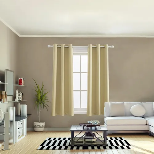 Miniatura 5 de Anytime Juego de 2 paneles de cortinas 100% opacas, con aislamiento térmico para dormitorio, paneles de sombreado completo
