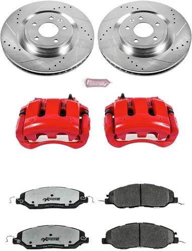Miniatura 2 de Power Stop KC6550-36 Kit de freno delantero para camión y remolque Z36 con pinzas para Ford F-250 Super Duty 2012, Ford F-350 Super Duty 2012