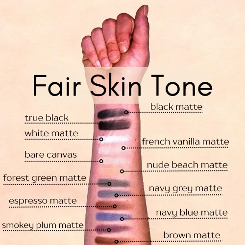 Miniatura 5 de Sombra de ojos en polvo prensado mate, pigmento profundo, brillo de lujo, sombras de ojos negras, sin talco ni parabenos, vegano, sin pruebas