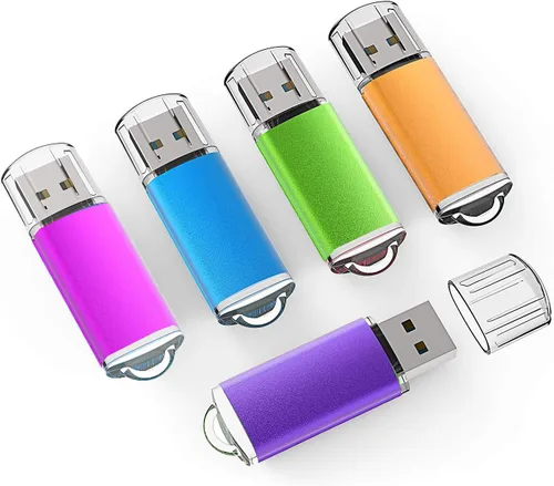 Miniatura 11 de Unidad flash USB de 8 GB, paquete de 10 unidades K&ZZ USB 2.0 Thumb Drive de 8 GB Memory Stick Gig Sticks Unidad de datos, disco flash U