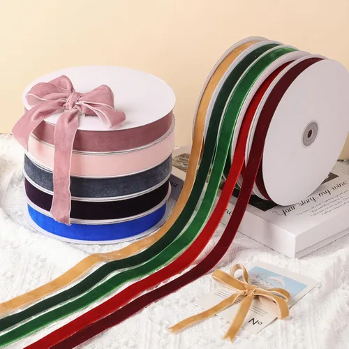 Miniatura 3 de Cinta de terciopelo negro de 1-1/2 pulgadas x 20 yardas, ideal para envolver regalos, hacer lazos para el pelo, coronas, decoración de boda y fiesta