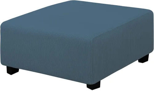 Miniatura 126 de Easy-Going Funda Elástica para Otomana Taburete de Almacenamiento Plegable Protector de Muebles Funda Rectangular Suave con Parte Inferior Elástica