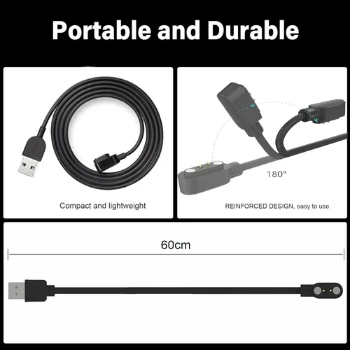 Miniatura 7 de Compatible con FITVII Lookimini, Ole, Nexa, Fino 2, H56, HM57, HM58, HM78 y HM08 HM18, cargador de rastreador de actividad física, [paquete de 2]