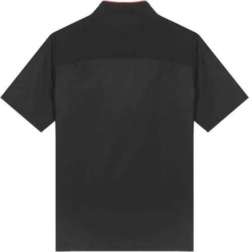 Miniatura 4 de iiniim Abrigo de chef unisex para hombre y mujer con doble botonadura, chaqueta de cocinero, uniforme de cocina