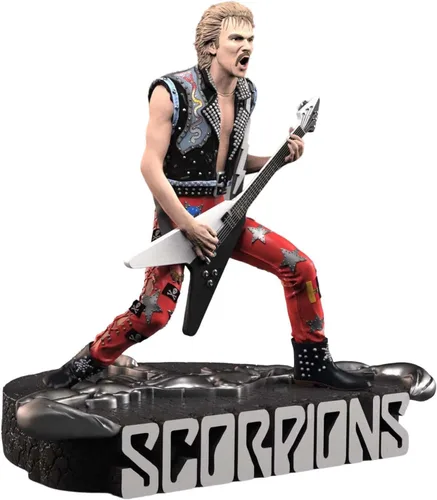 Knucklebonz Rudolf Schenker (Scorpions) Estatua coleccionable de edición limitada - Icono del rock, con licencia oficial, incluye CoA