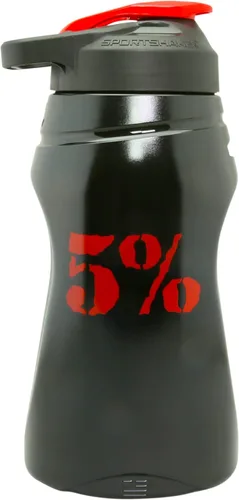 Miniatura 9 de 5% Nutrition Rich Piana Gym - Botella mezcladora de proteínas, se adapta a la mayoría de los portavasos, a prueba de fugas, línea de medición