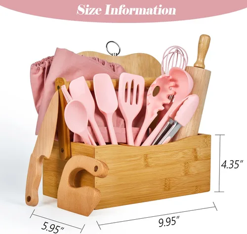 Miniatura 3 de Pulcher Juegos de cocina y hornear para niños, utensilios de cocina de chef real, juego de cocina, regalos para niñas, niños y jóvenes