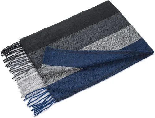 Miniatura 69 de Alpine Swiss Bufanda a cuadros para hombre, ultra suave, chal de invierno, cálido, ligero, para clima frío