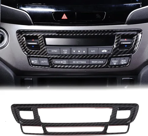 Miniatura 8 de Funda de Marco para Botón de Modo de Aire Acondicionado de Consola Central para Honda Pilot 2016-2022/ Honda Ridgeline 2017-2023/ Honda Passport