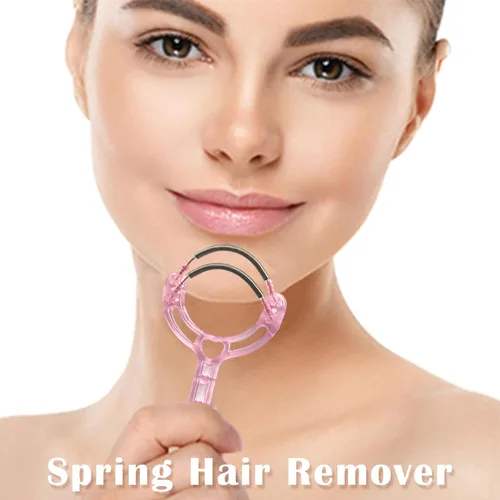 Miniatura 4 de Ideal Swan Paquete de 4 removedores de vello facial para mujeres, removedor manual de cabello de resorte para labio superior, barbilla, cara