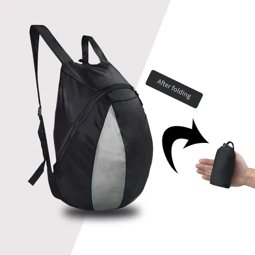 Miniatura 3 de Mochila para casco de motocicleta, bolsa de almacenamiento compacta y ligera con gran capacidad de 28L