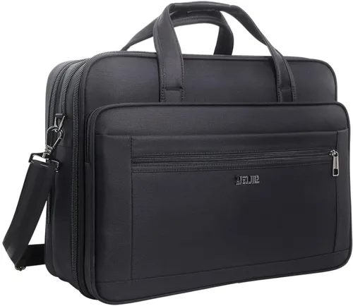 Miniatura 9 de Maletines grandes para hombres bolsa de lona de 15.6 pulgadas 17 pulgadas 19 pulgadas portátil caso trabajo bolsas oficina mensajero