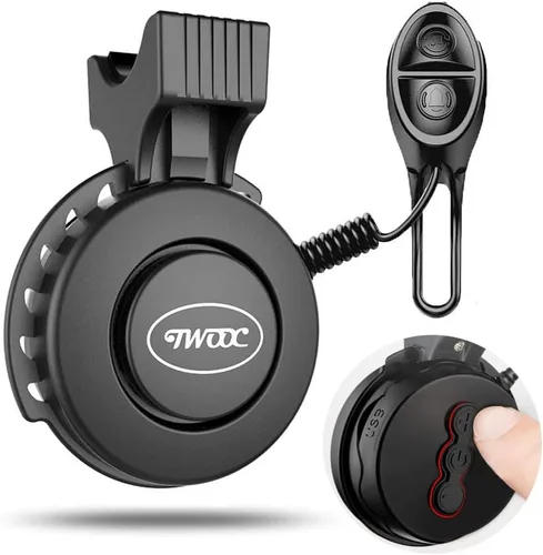 Miniatura 8 de Bocina de bicicleta electrónica de 120 db para ciclismo, cuerno de bicicleta eléctrica, 4 modos de sonido con batería recargable, impermeable