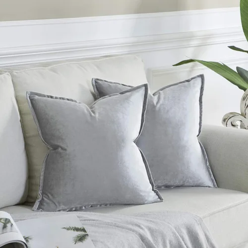 Miniatura 19 de GIGIZAZA Fundas de Almohadas Decorativas de Terciopelo Dorado Lumbar 12x20 Oblongas para Sofá y Sillón Paquete de 2