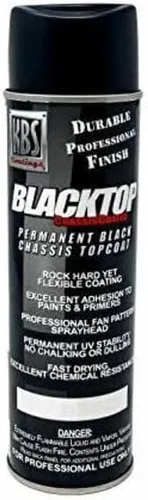 KBS Coatings 8101 Pintura negra brillante para chasis de 16 onzas líquidas
