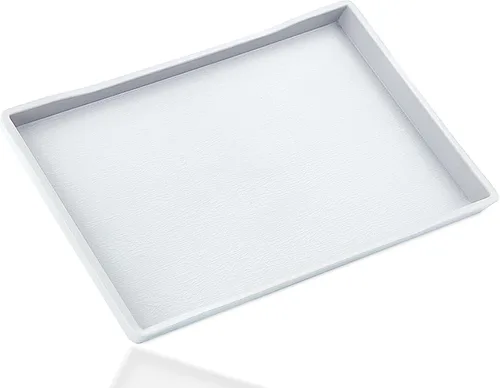 Miniatura 10 de Mini bandeja negra pequeña (8 x 4 pulgadas) para encimera de cocina, baño para artículos de tocador, accesorio de café, bar, condimentos