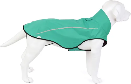 Miniatura 13 de Mile High Life Impermeable para perro, Chaqueta de lluvia reflectante impermeable ajustable para perros pequeños, medianos y grandes, abrigo