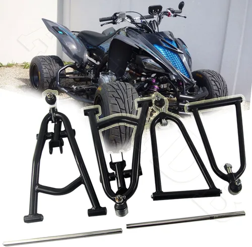 Brazos en A extendidos deportivos +2+1 más anchos, brazos de control delanteros ajustables para Yamaha Raptor 700R 700 YFM700R