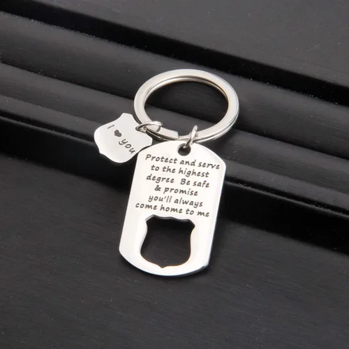 Miniatura 5 de Ensianth - Llavero de policía, regalo para marido o policía
