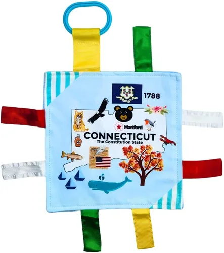 Miniatura 39 de Baby Jack & Co - Cochecito de juguete para bebés de 8 x 8 pulgadas, juguete para bebés, juguetes arrugados para desarrollar cinco sentidos, aprende