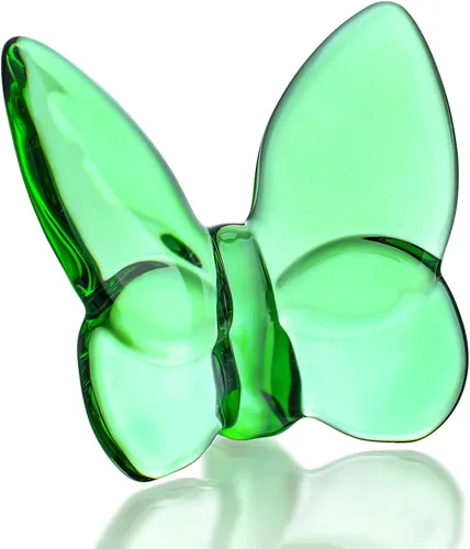 Miniatura 14 de kanpura Figura de mariposa de cristal azul, figura de mariposa voladora, adorno de mariposa de cristal, animal de cristal coleccionable