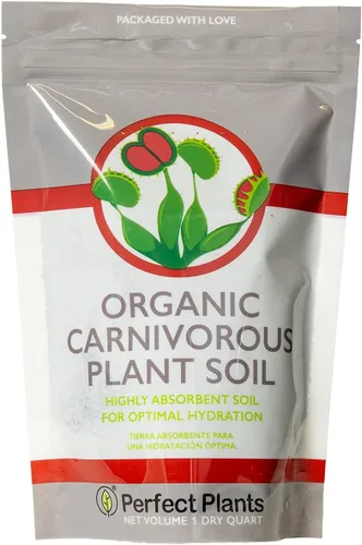 Perfect Plants Suelo para plantas carnívoras | Mezcla orgánica premium | Uso con trampas para moscas Venus, plantas de jarra u otras plantas