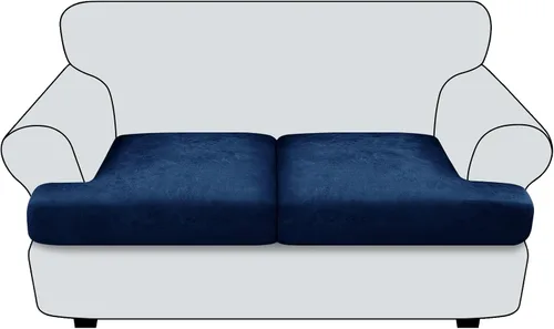 Miniatura 124 de Funda de cojín para sofá con aspecto de cuero, 1 unidad, elástica, para sala de estar, funda de cojín individual para sofá, protector de asiento