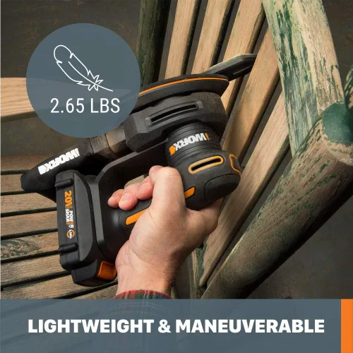 Miniatura 6 de Worx Lijadora de detalles inalámbrica WX822L.9 20V Power Share (solo herramienta)