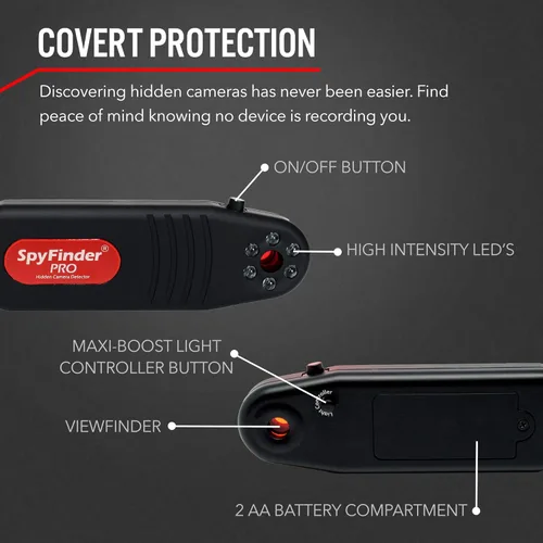 Miniatura 4 de SPY ASSOCIATES SpyFinder ProMax - Detector de cámara oculta y detector de errores, kit de detector antiespía, buscador de lentes ópticos +