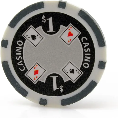 Miniatura 8 de Versa Games Fichas de casino Ace en 0.41 oz de peso - Paquete de 50 (elegir colores)