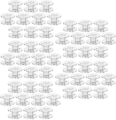 Miniatura 9 de Mr. Pen Bobbins - Paquete de 50 bobinas de plástico para máquinas de coser (Brother & Singer)