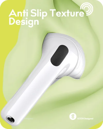 Miniatura 3 de Gcioii - 3 pares de cubiertas de almohadillas para AirPods 4 [encaja en el estuche], almohadillas de silicona antideslizantes y antiarañazos