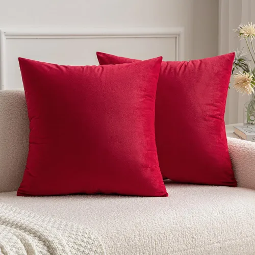 Miniatura 36 de MIULEE Fundas de almohada de terciopelo de 22 x 22 pulgadas, paquete de 2 unidades, color negro, fundas de cojín cuadradas decorativas súper suaves
