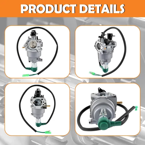 Miniatura 6 de HUAYI P27-2 Carburador compatible con Honda GX390 13HP 188F Generac GP5000 GP5500 GP6500 Powermax Smarter Tools 5000W 5500W 6500W 7500W 8000W 9500W
