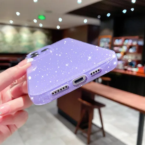 Miniatura 7 de OWLSTAR Funda compatible con iPhone 13 Pro de 6.1 pulgadas, bonita funda delgada con purpurina, funda protectora brillante para mujeres y niñas