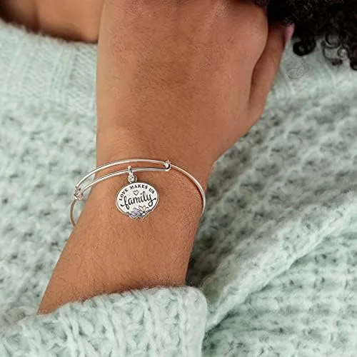 Miniatura 4 de Alex and Ani Celebrate Family - Pulsera de alambre extensible