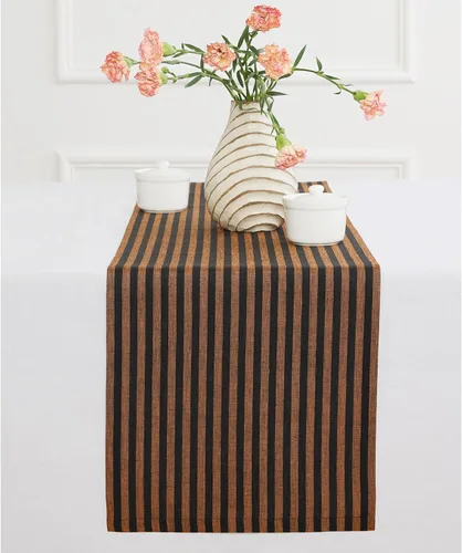Miniatura 26 de Solino Home Camino de mesa de lino de 36 pulgadas – Amalfi Stripe 100% lino puro, camino de mesa azul marino y blanco, 14 x 36 pulgadas, ideal