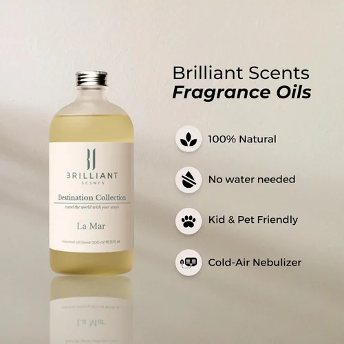 Miniatura 6 de Brilliant Scents La Mar - Recambio de aceite difusor, 4.1 fl oz, inspirado en el aroma Westin Hotel, aceite de fragancia prémium para difusor, aroma