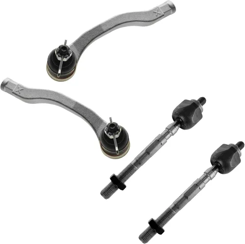 Miniatura 195 de TRQ Juego de barras de acoplamiento delanteras interiores y exteriores de 4 piezas compatible con Jeep Cherokee 1991-2001 y Comanche 91-92