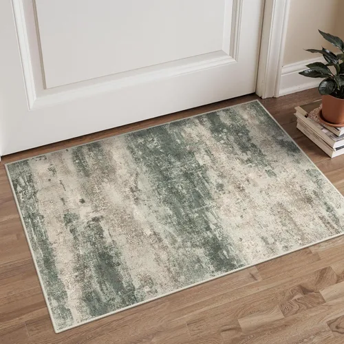 Miniatura 28 de GENIMO Alfombra antideslizante de 2 x 6 pies, lavable para pasillos de cocina, alfombras de cocina modernas abstractas, alfombra ligera de pelo bajo
