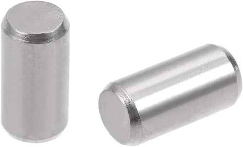 Miniatura 17 de uxcell 20 clavijas de acero inoxidable 304 de 0.118 in x 0.984 in para litera de madera, pasadores de estante, estantes de soporte, color plateado