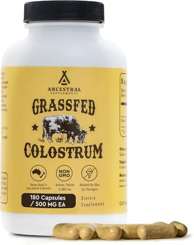 Miniatura 9 de Ancestral Supplements Polvo de Calostro Bovino - Alimentado con Hierba, Liofilizado, Apoyo Inmunológico y Salud Intestinal, 120 Porciones