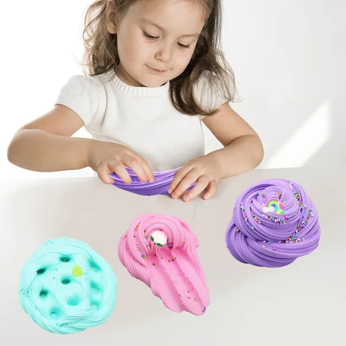 Miniatura 4 de Butte Slime Kit de 11 paquetes de recuerdos de fiesta para niños, experiencia de color y textura, juguete para aliviar el estrés para niñas y niños