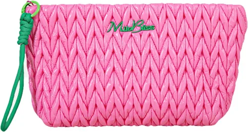 Miniatura 14 de Bolsa de maquillaje de cuerda de cáñamo, bolsa de maquillaje grande para mujeres, bolsa organizadora de nailon, bolsa de aseo de viaje, 6-verde